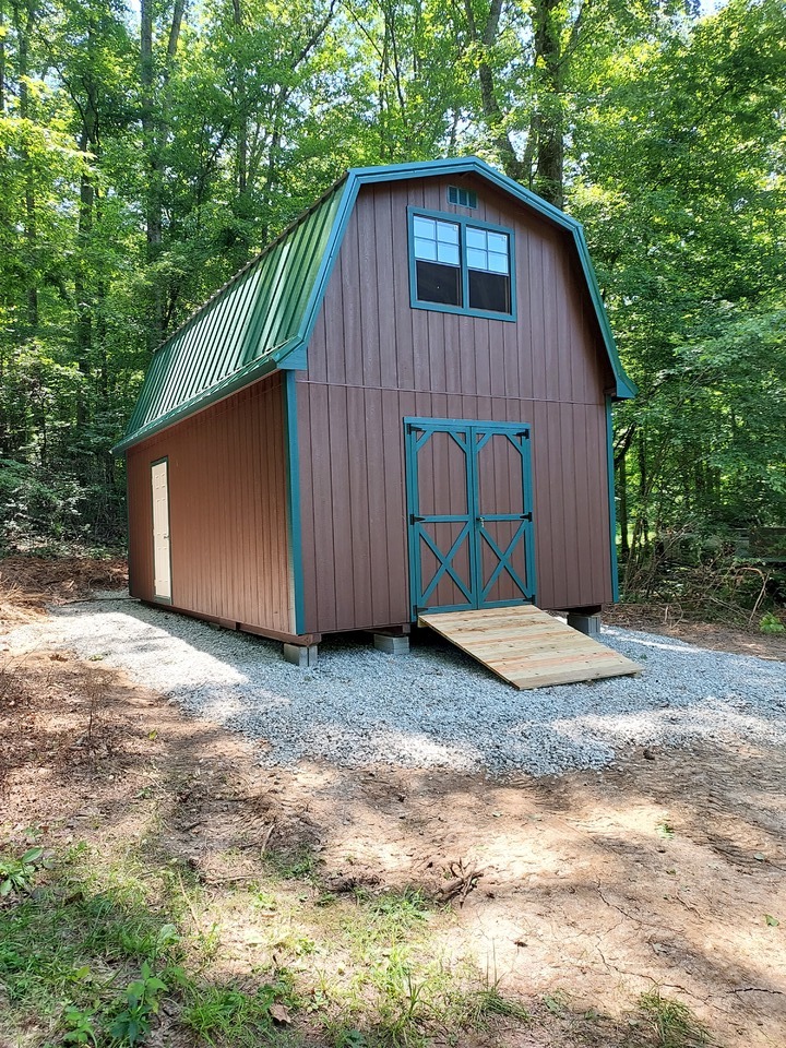 14x24 2-Story Shed in Hurricane Mills, TN