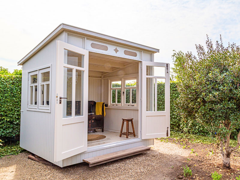 finished portable building options art studio