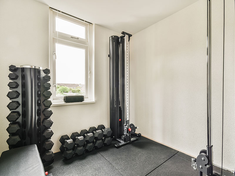 finished portable building options outdoor gym